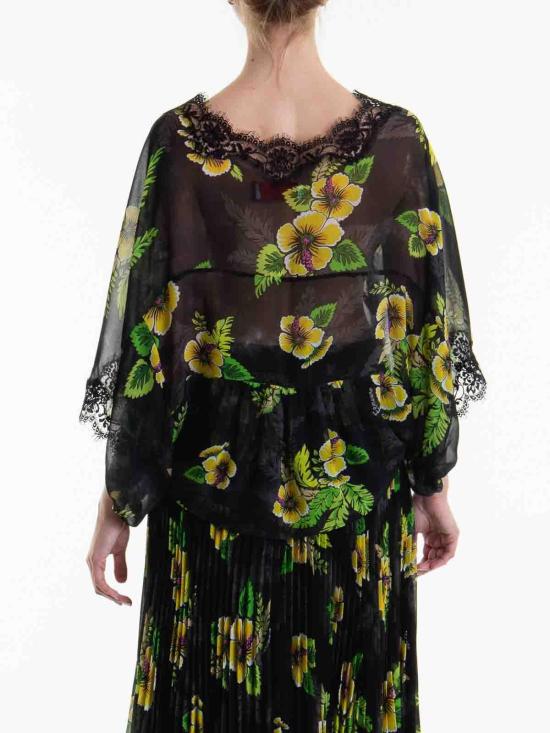 24FW 에르마노 설비노 블라우스 D44EK053EC9MF338 Black - ERMANNO SCERVINO