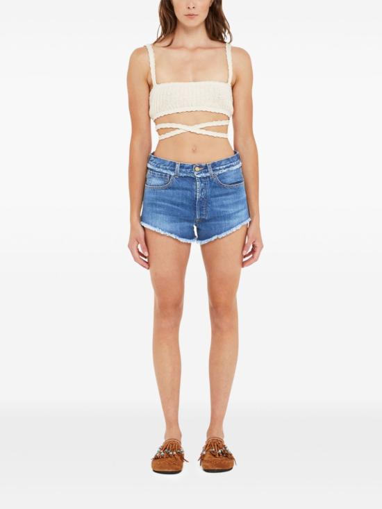 25SS 알라누이 숏팬츠 LWYC009R25DEN0024700 Denim - ALANUI