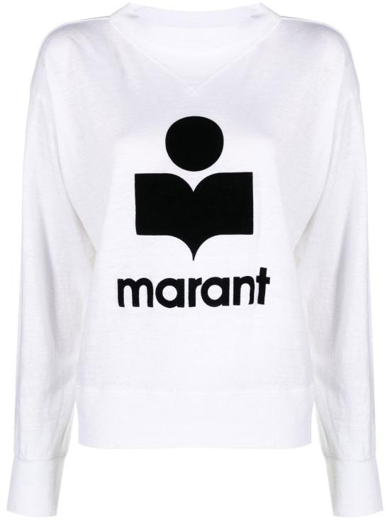  이자벨마랑 긴팔 티셔츠 TS0002FAA1N09E20WH WHITE DOM