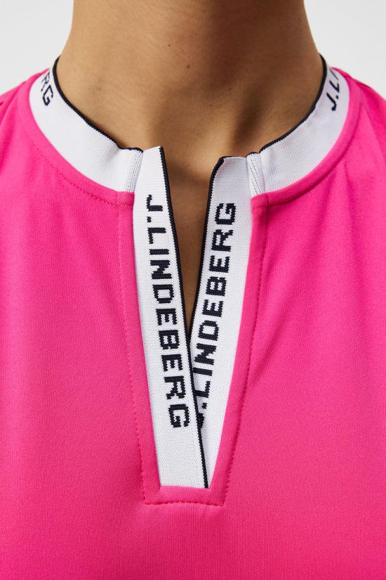  제이린드버그 민소매 티셔츠 GWJT09005Q116 FUCHSIA PURPLE DOM - J LINDEBERG