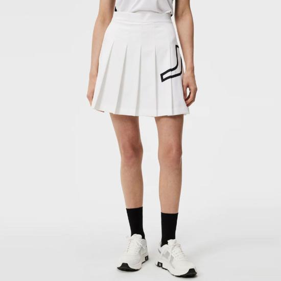  제이린드버그 숏 스커트 GWSD092930000 WHITE DOM - J LINDEBERG