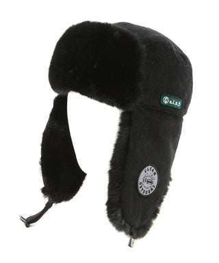  클레프 이어플랩 캡 CDBOMBERCA BLACK DOM