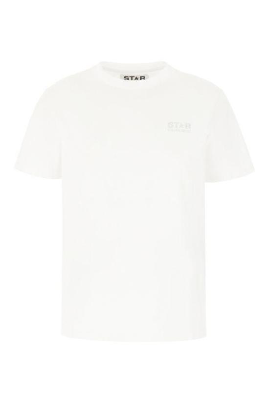  골든구스 반팔 티셔츠 GWP01220P00088080185 WHITE SILVER DOM