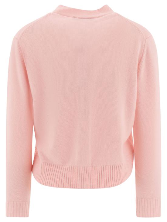  메종키츠네 가디건 NW00510KT1112P600 LIGHT PINK DOM - MAISON KITSUNE