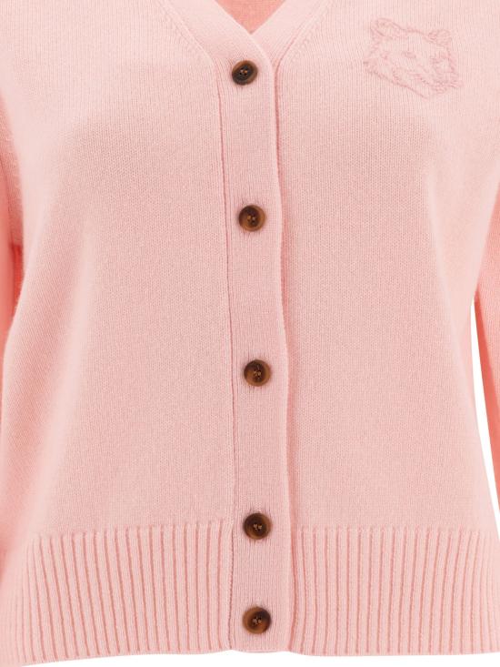  메종키츠네 가디건 NW00510KT1112P600 LIGHT PINK DOM - MAISON KITSUNE