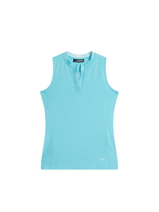  제이린드버그 민소매 티셔츠 GWJT11417O140 BLUE CURACAO DOM