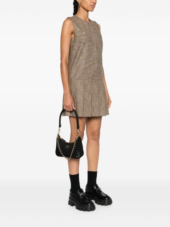 26SS 프라다 리에디션 1995 체인 리나일론 미니백 1BC204 2AOS F0002 BLACK DOM - PRADA