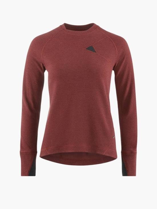 25FW 클라터뮤젠 긴팔 티셔츠 20644W02217 MADDER RED DOM