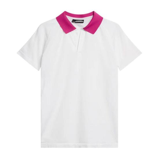  제이린드버그 폴로 티셔츠 GWJT093980000 WHITE DOM