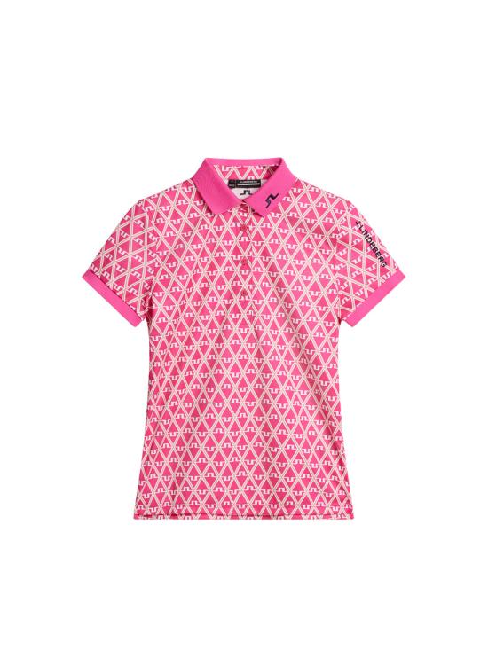  제이린드버그 폴로 티셔츠 GWJT09007S193 GEO FUCHSIA PURPLE DOM