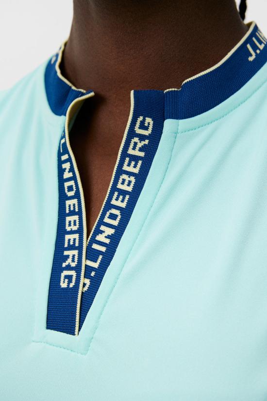  제이린드버그 반팔 티셔츠 GWJT09005O492 ARUBA BLUE DOM