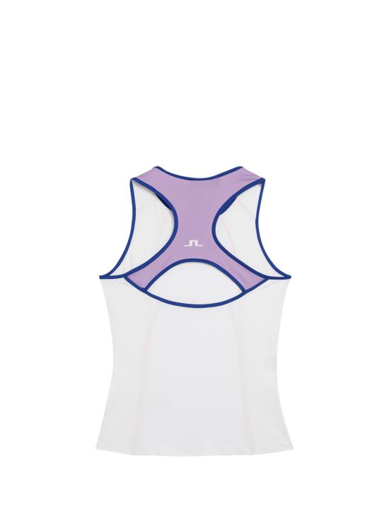  제이린드버그 민소매 티셔츠 AWJT100550000 WHITE DOM - J LINDEBERG