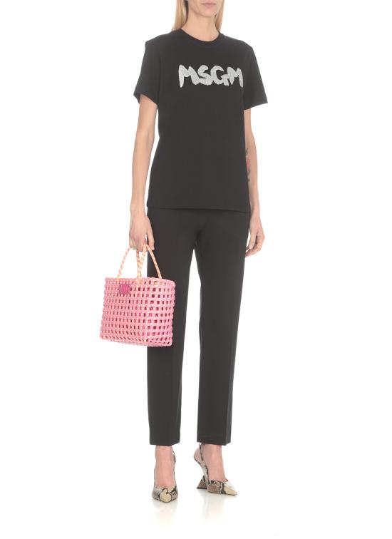  엠에스지엠 반팔 티셔츠 3641MDM13824700299 BLACK DOM - MSGM