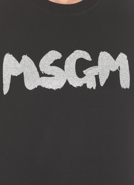  엠에스지엠 반팔 티셔츠 3641MDM13824700299 BLACK DOM - MSGM