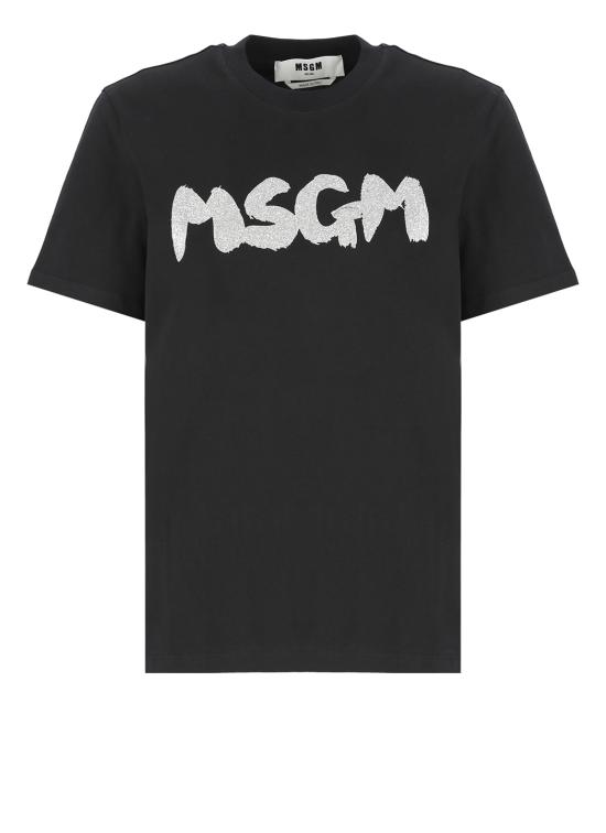  엠에스지엠 반팔 티셔츠 3641MDM13824700299 BLACK DOM