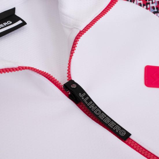  제이린드버그 자켓 AWJS09509Q280 JL MICRO BRIDGE ROSE RED DOM - J LINDEBERG
