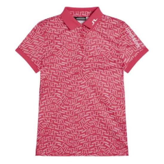  제이린드버그 폴로 티셔츠 GWJT08086S188 AZALEA OUTLINE BRIDG DOM