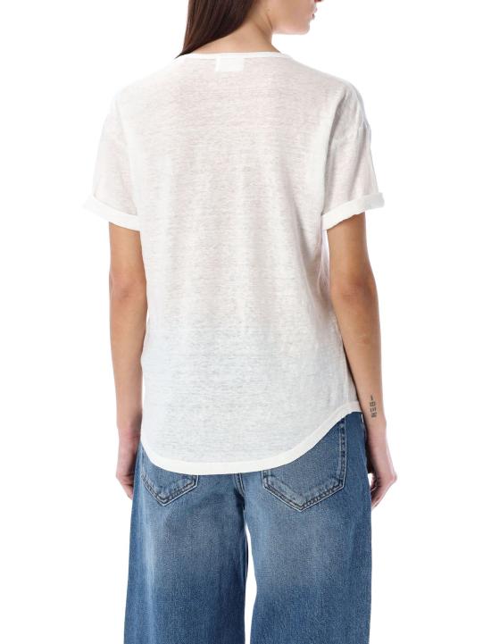 25SS 이자벨마랑 반팔 티셔츠 TS0004FAA1N09E20WH WHITE DOM - ISABEL MARANT