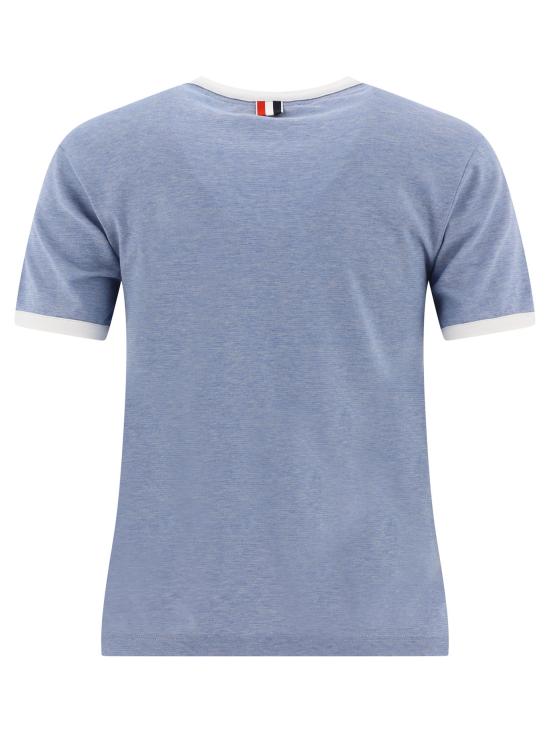  톰브라운 반팔 티셔츠 FJS133AJ0043480 LIGHT BLUE DOM - THOM BROWNE