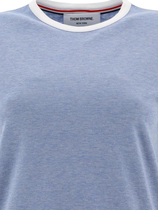  톰브라운 반팔 티셔츠 FJS133AJ0043480 LIGHT BLUE DOM - THOM BROWNE