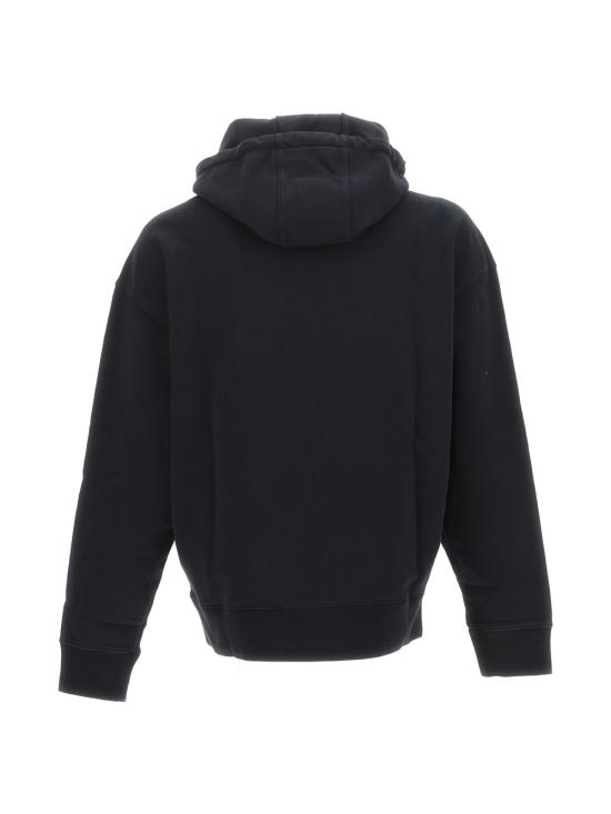  메종키츠네 볼드 폭스 헤드 패치 오버사이즈 후드 LM00705KM0001P199 BLACK DOM - MAISON KITSUNE