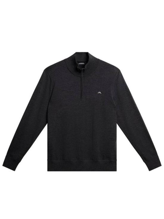  제이린드버그 터틀넥 GMKW11143U242 DARK GREY MELANGE DOM