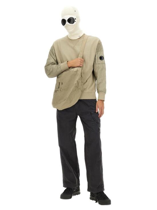  씨피 컴퍼니 긴팔 티셔츠 17CMSS003A005835M327 WALNUT DOM - C.P. COMPANY