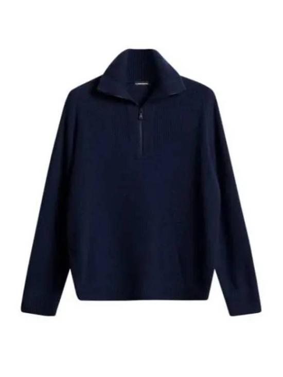  제이린드버그 집업 니트 FMKW116366855 NAVY DOM