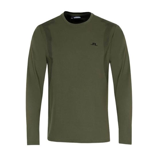  제이린드버그 긴팔 티셔츠 AMJT10675M354 FOREST GREEN DOM