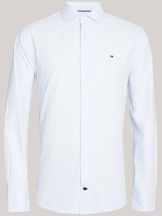  타미힐피거 옥스포드 도비 셔츠 MW357980GZ BLUE DOM