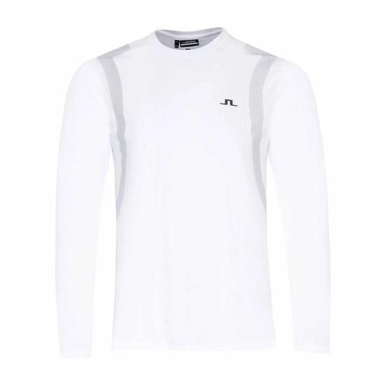  제이린드버그 긴팔 티셔츠 AMJT10675 0000 WHITE DOM