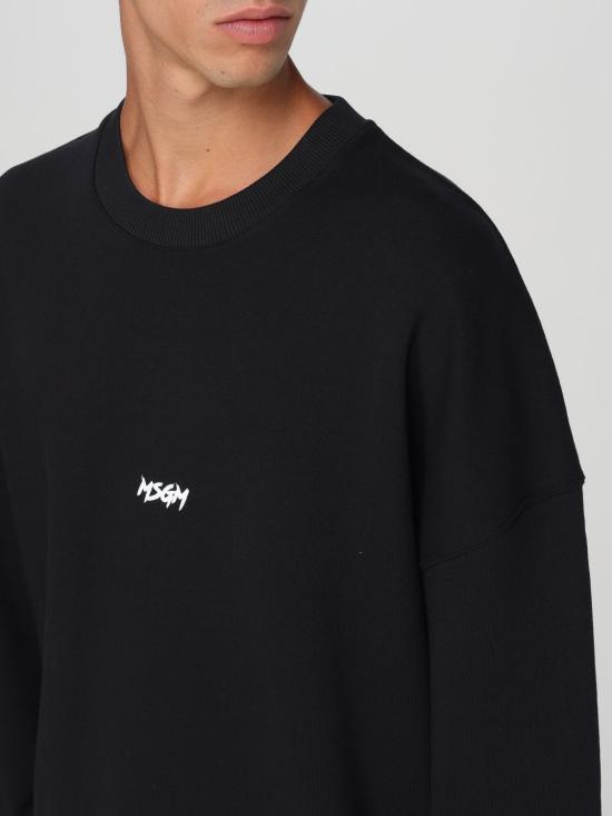  엠에스지엠 긴팔 티셔츠 3740MM12024779999 BLACK DOM - MSGM