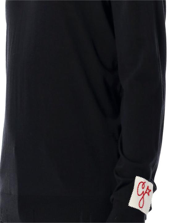 25FW 골든구스 스웨터 GMP00947P00066590100 BLACK DOM - GOLDEN GOOSE