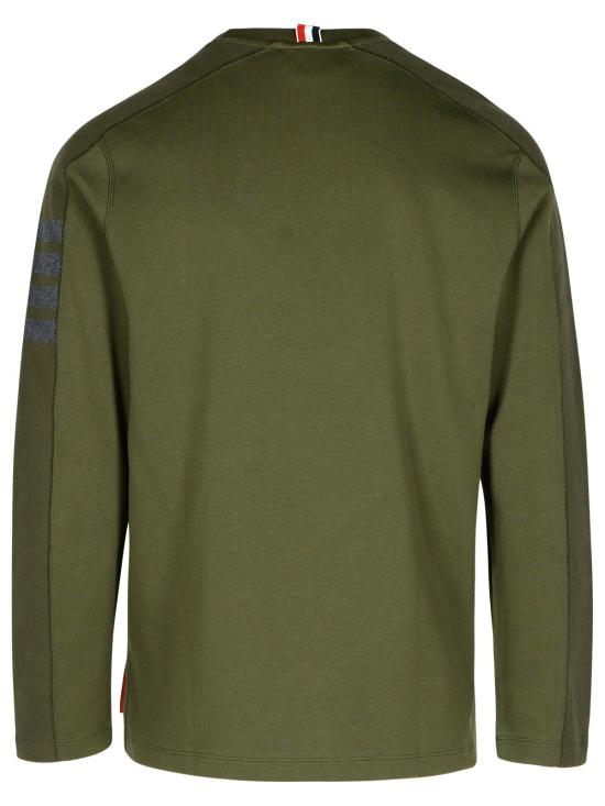  톰브라운 긴팔 티셔츠 MJS245A07323320 GREEN DOM - THOM BROWNE