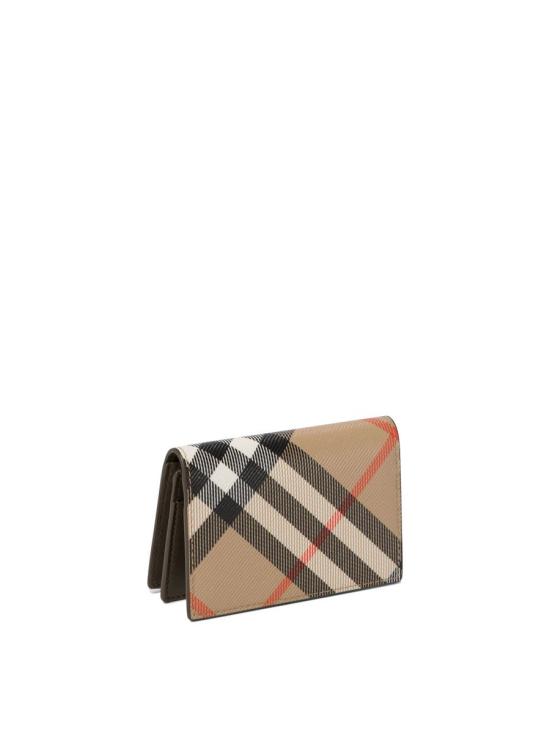 26FW 버버리 체크 카드 지갑 8091911 SAND BEIGE DOM - BURBERRY