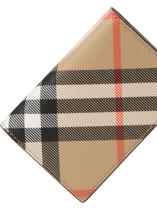 26FW 버버리 체크 카드 지갑 8091911 SAND BEIGE DOM - BURBERRY