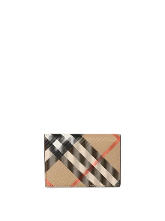 26FW 버버리 체크 카드 지갑 8091911 SAND BEIGE DOM - BURBERRY