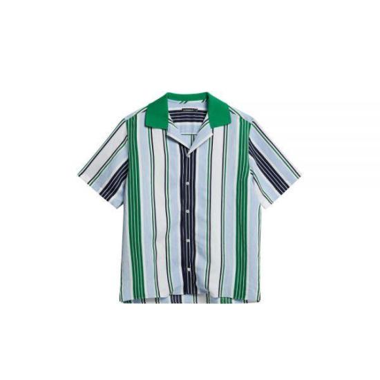  제이린드버그 반팔 셔츠 FMST10660O341 ESTATE BLUE DOM