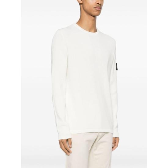  스톤 아일랜드 스웨터 8015514D8V0001 WHITE DOM - STONE ISLAND