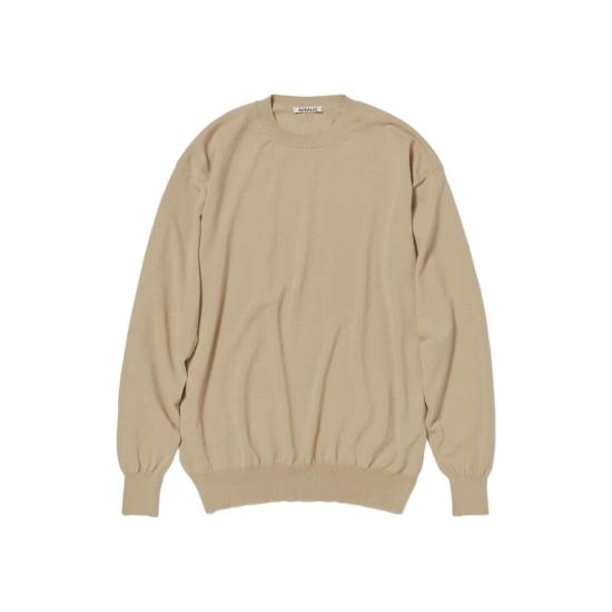  오라리 스웨터 A24SP01YW LIGHT BEIGE DOM