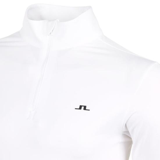  제이린드버그 긴팔 티셔츠 GMJS08926 0000 WHITE DOM - J LINDEBERG