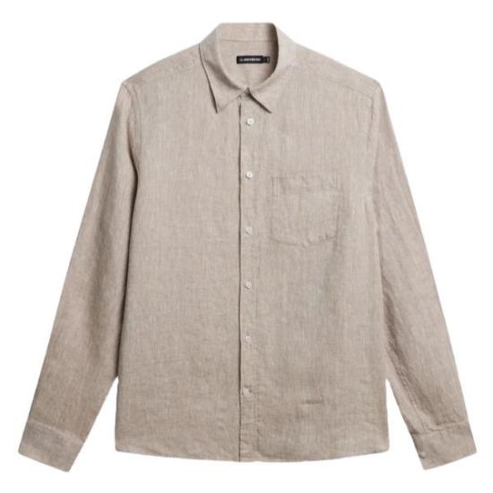  제이린드버그 긴팔 셔츠 FMST10240C106 BATIQUE KHAKI DOM