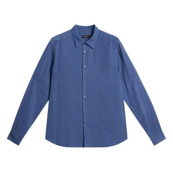  제이린드버그 긴팔 셔츠 FMST10241O206 BIJOU BLUE DOM
