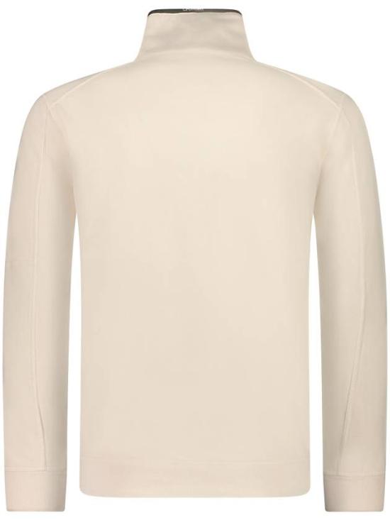  씨피 컴퍼니 라이트 플리스 하프집 스웨트 셔츠  16CMSS035A002246G402 PISTACHIO SHELL DOM - C.P. COMPANY