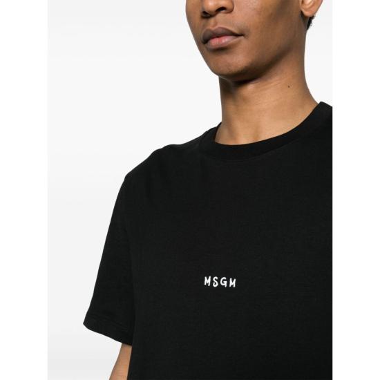  엠에스지엠 반팔 티셔츠 3640MM55024700299 BLACK DOM - MSGM