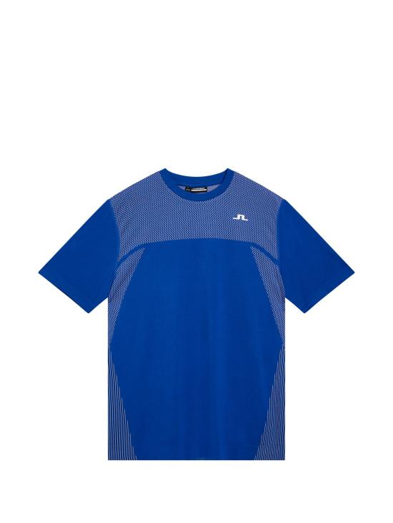  제이린드버그 트레이닝 티셔츠 AMJT10051O328 SODALITE BLUE DOM