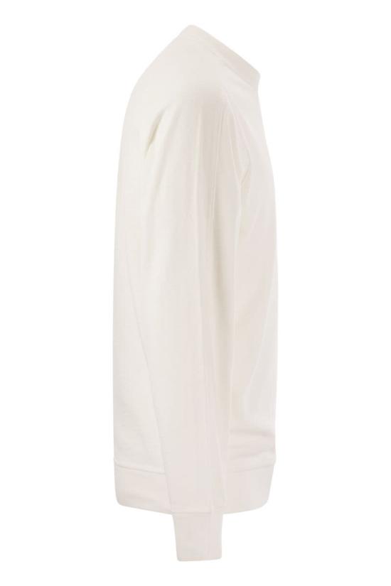  스톤 아일랜드 66060 올드 이펙트 스웨트셔츠  801566060V0001 WHITE DOM - STONE ISLAND