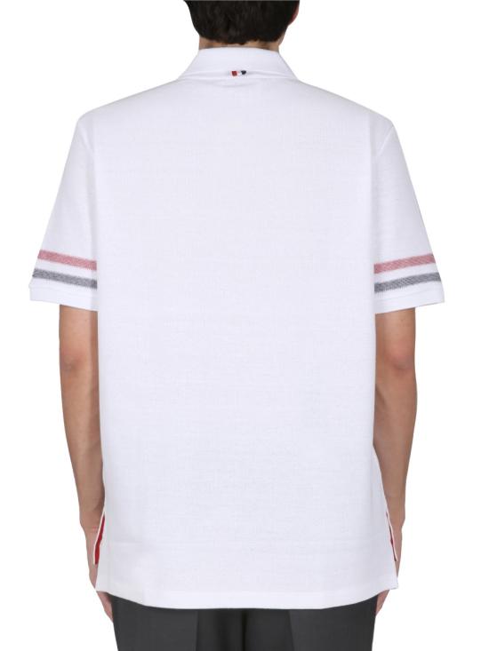  톰브라운 폴로 티셔츠 MJP169AJ0046100 WHITE DOM - THOM BROWNE
