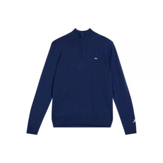  제이린드버그 스웨터 GMKW09326 O341 MIDNIGHT BLUE DOM