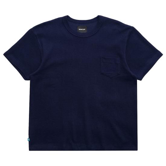  하울린 반팔 티셔츠 BELGIAN WAFFLE TSHIRT NAVY DOM